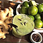 Caipirinha de Limão com Gengibre e Cravo